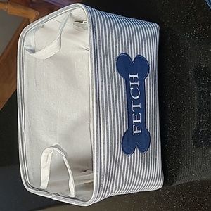 🐶Canvas Basket w/Handles